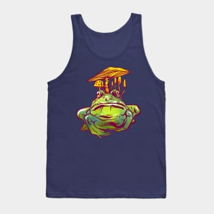 Mushrooms on Frog Tank Top